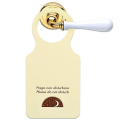 DOOR HANGER   shaped, standard