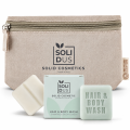 pochette per set cortesia eco-friendly cosmetici solidi