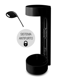 black holder for hotel dispenser model easy trend argan