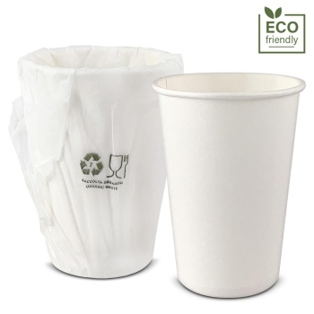 PAPER CUP   in eco-friendly, biodegradable single bag 