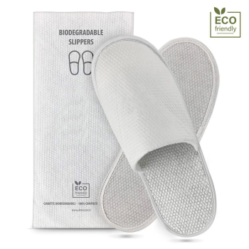 ecological biodegradable hotel slipper