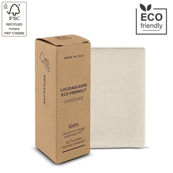 SHOE SHINE CLOTH   FSC?-certified cardboard box