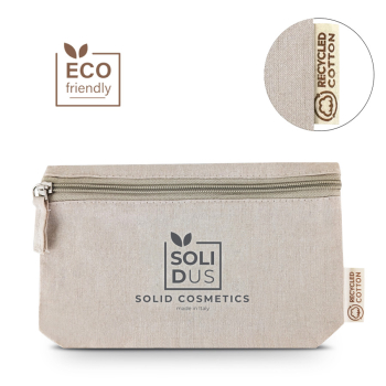 clutch bag for eco-friendly solid cosmetics courtesy set