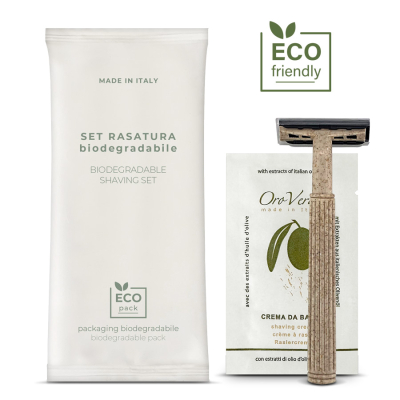 SET RASATURA BIO   in busta biodegradabile