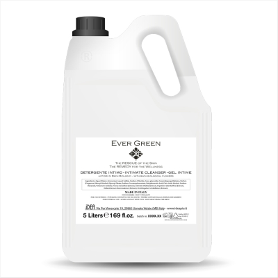 Detergente intimo ai fiori di bach evergreen vip tanica refil
