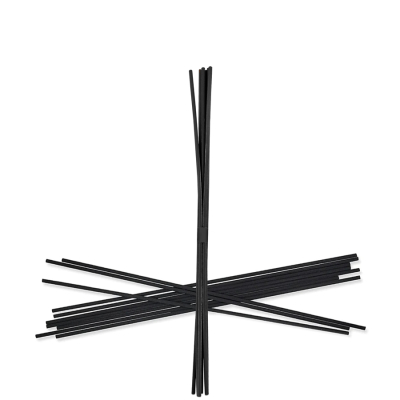 HOSSIAN Bastoncini Diffusori In Fibra Nera 17.8cm - 100 Pezzi Ricambio Per Oli Essenziali