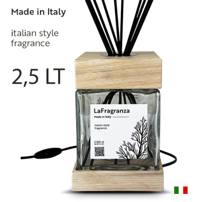 DIFFUSORE D'AROMA   flacone 2,5 litri con luce