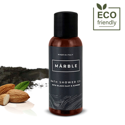 shampoo doccia hotel bottiglietta ambrata
