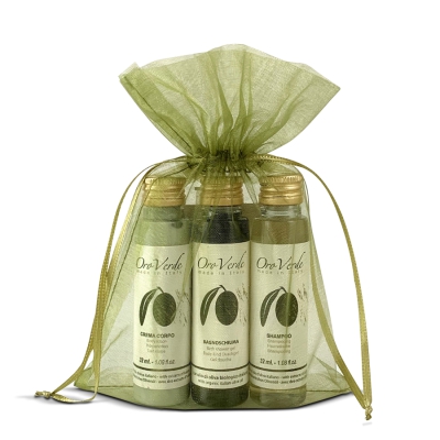 set cosmetico olio oliva bio italiano