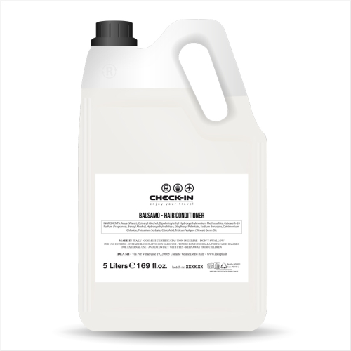 Balsamo tanica hotel check-in refill