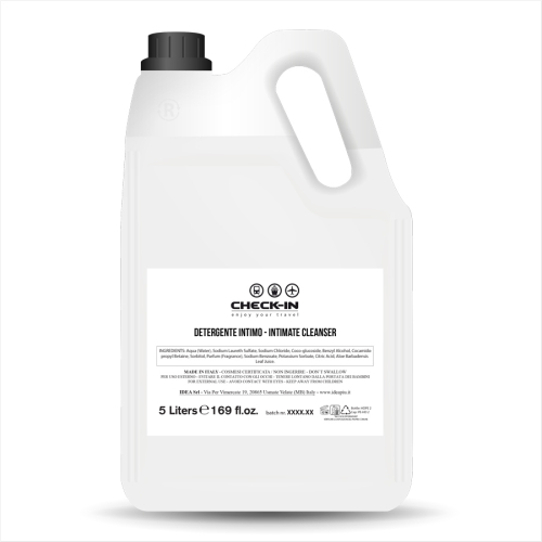 Detergente intimo tanica hotel check-in refill