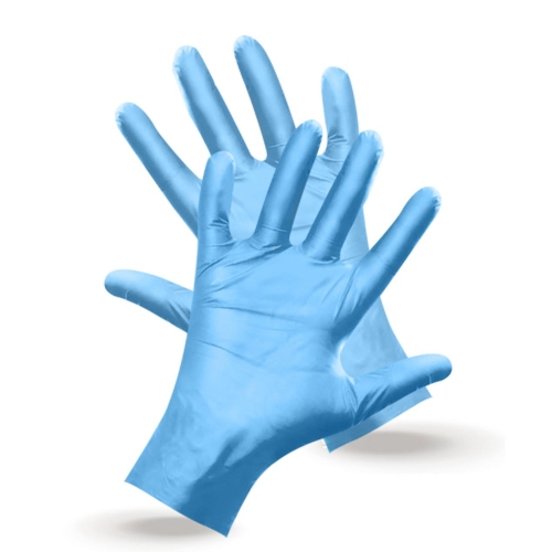 tpe gloves   professional light blue